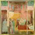 La guarigione dell’uomo di Lerida, Storie di san Francesco, Giotto