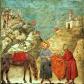 Il dono del mantello, Storie di San Francesco d’Assisi, Giotto