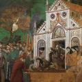 Il pianto delle clarisse,  Storie di san Francesco, Giotto