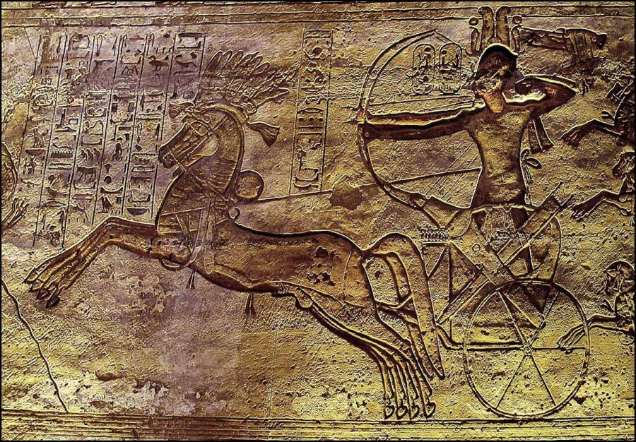 rappresentazione del movimento nell'antico Egitto
