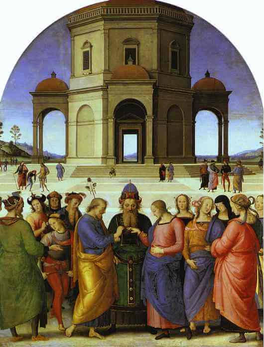 Perugino, Sposalizio della Vergine, 1500-4 ca